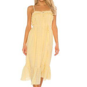 Revolve Tularosa Sofina Dress in Spring Yellow